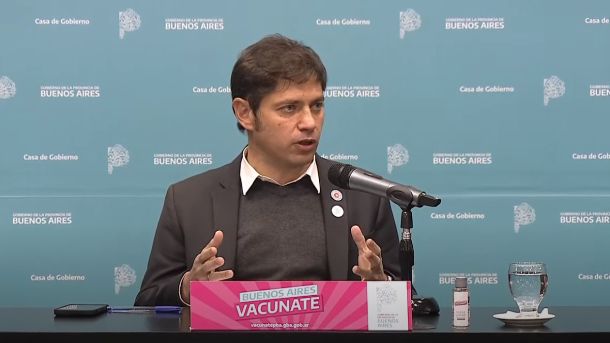 Kicillof destaca necesidad de retrasar lo más posible ingreso variante Delta al país