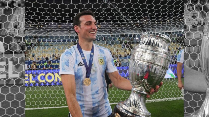 Scaloni: «Cuando tiramos todos para adelante es difícil que no te vaya bien»