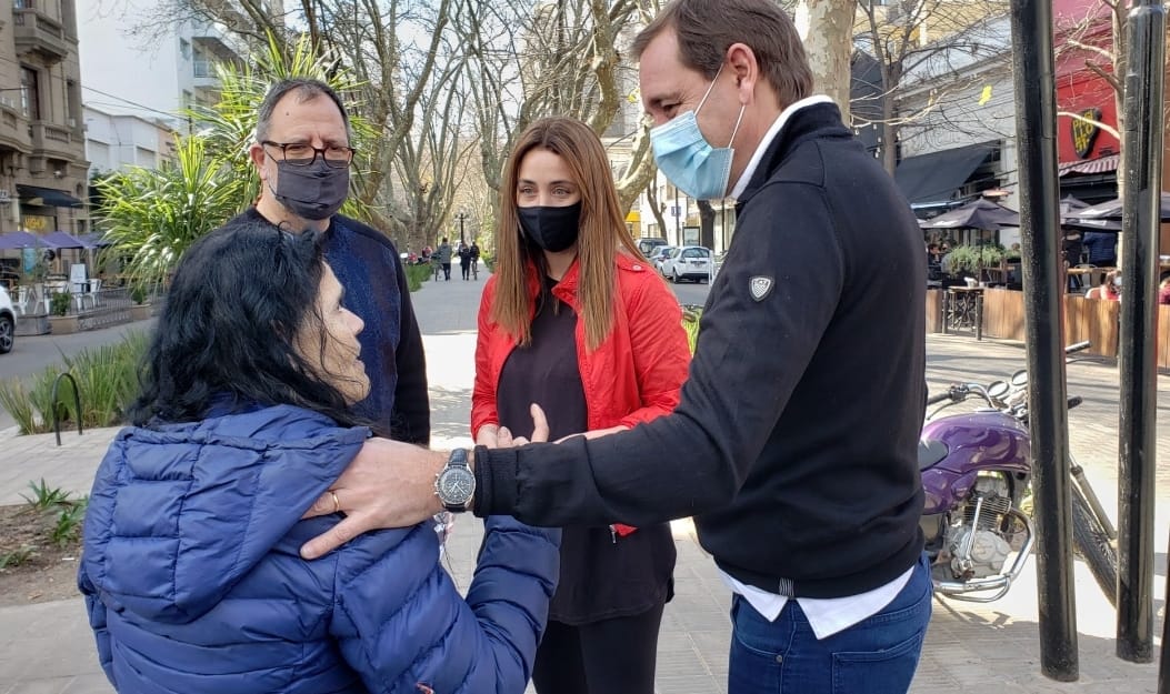 Garro y Perechodnik, de recorrida: “Estamos para escuchar y trabajar para salir juntos adelante”