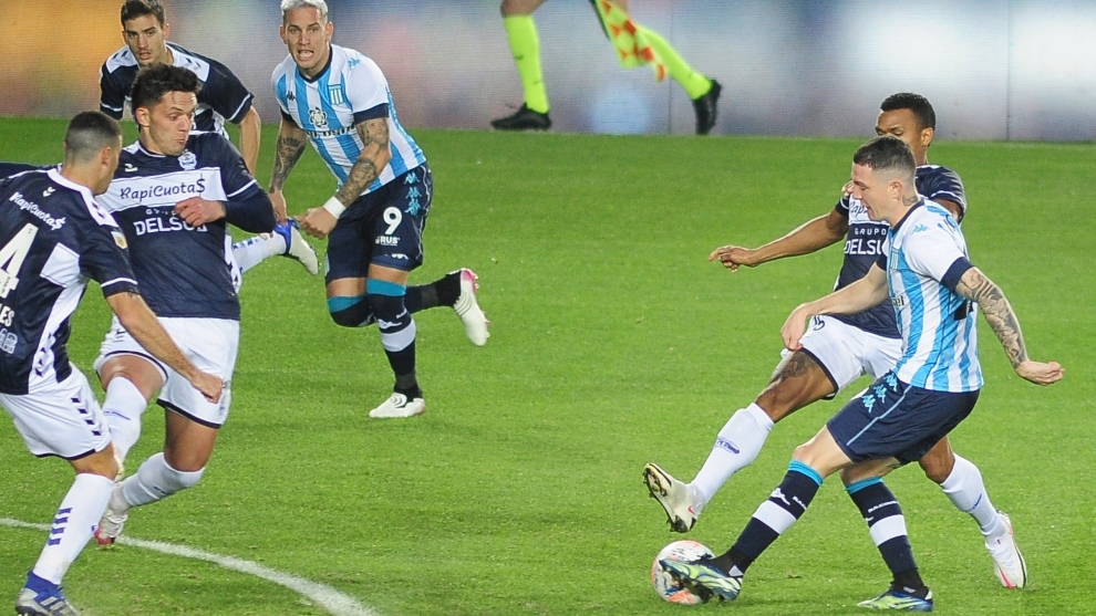 Racing y Gimnasia igualaron en Avellaneda por la segunda fecha de la Liga Profesional de Fútbol