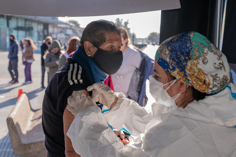 Vacunación antigripal gratuita en los barrios de San Isidro