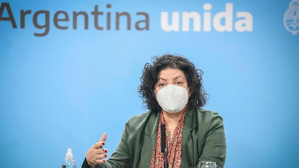 Vizzotti: «Hoy se llegará al 50 % de vacunación de toda la población argentina»