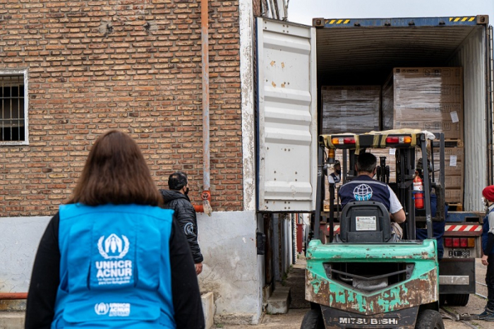 La Provincia impulsó donaciones de la Agencia de la ONU para los Refugiados