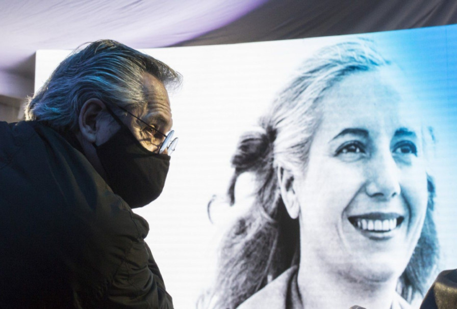 «Eva Perón vive en el pueblo», dijo el presidente Alberto Fernández