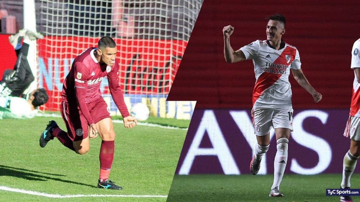 River quiere seguir su racha ante Lanús en la Liga Profesional