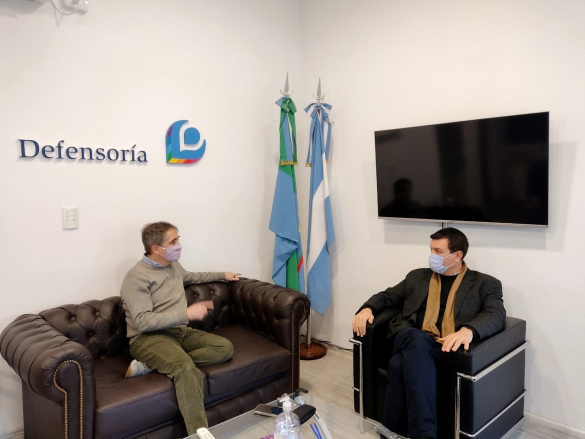 Con una agenda netamente platense Ariel Archanco mantuvo una reunión con el Defensor del Pueblo