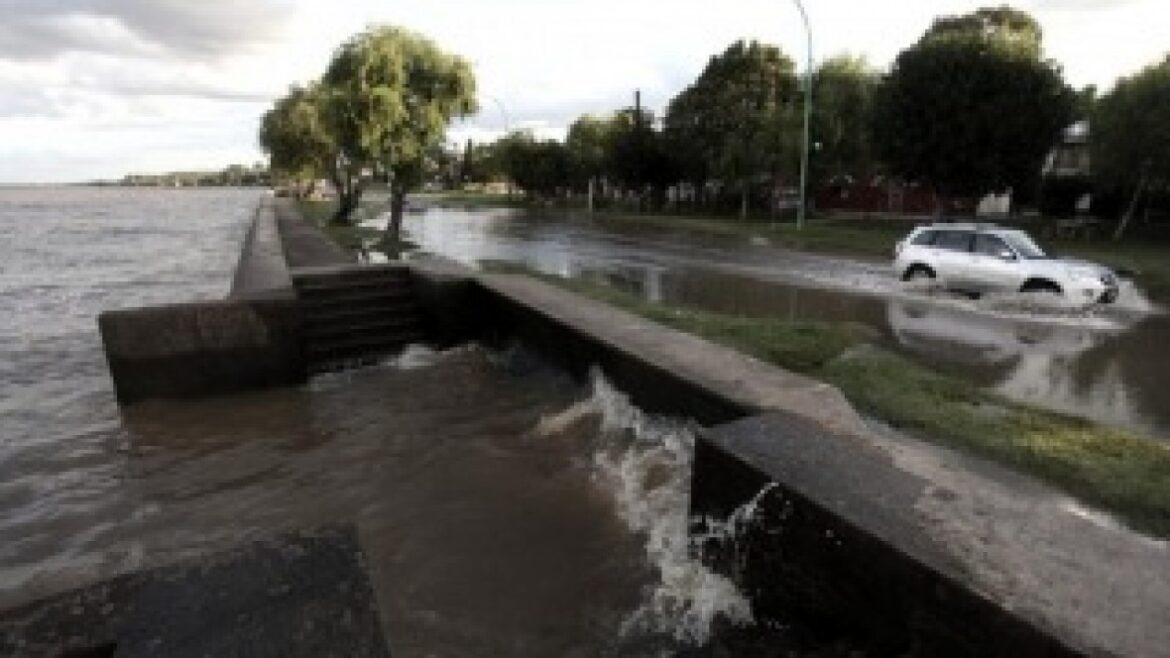 Alerta por crecida del Río de la Plata en CABA y la zona costera del conurbano