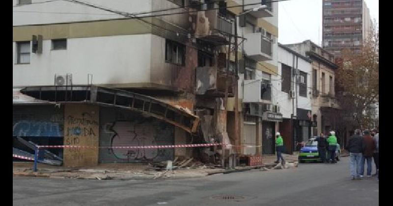 Incendio en un edificio de viviendas del centro de Avellaneda