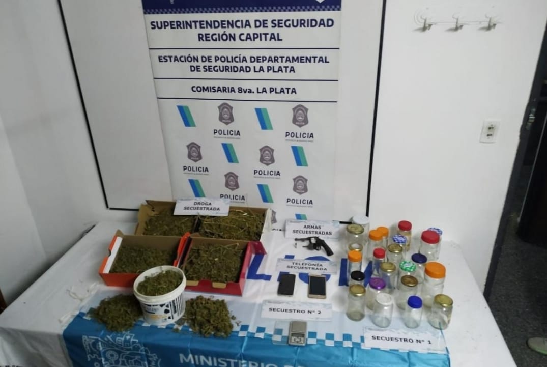 Un hombre fue detenido acusado de vender droga al menudeo en La Plata