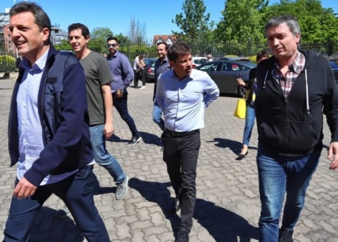 Kicillof, Massa y Máximo Kirchner encabezan un plenario del Frente de Todos en La Plata