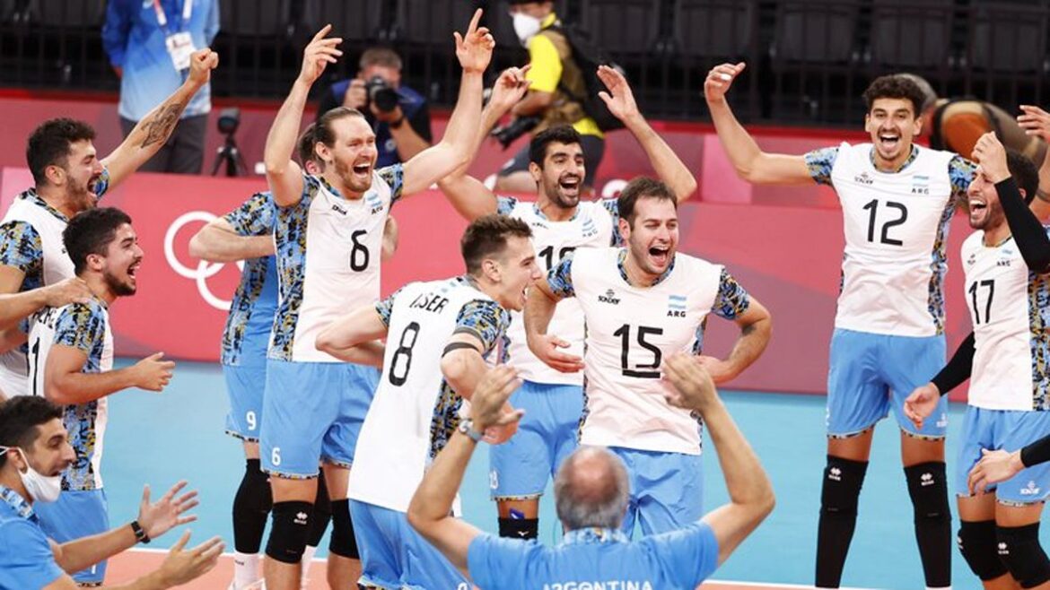 El seleccionado argentino de vóleibol es semifinalista en Tokio 2020