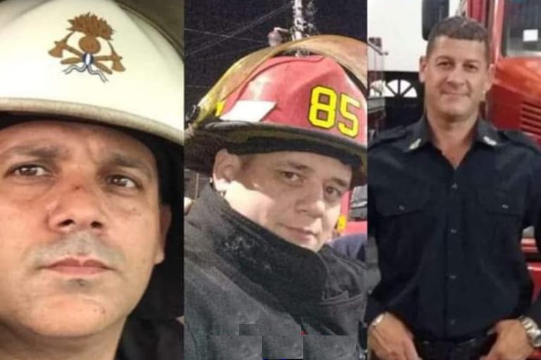 Kicillof dispuso tres días de duelo por el fallecimiento de los tres bomberos de Caseros