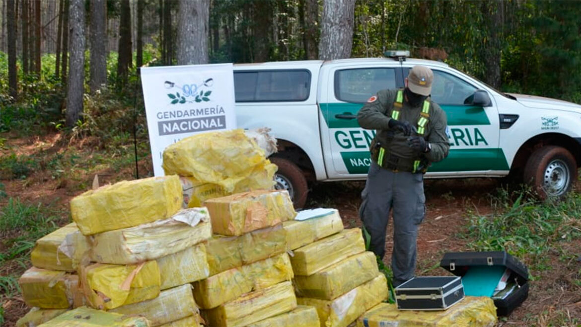 Secuestran 264 kilogramos de marihuana que eran trasladados en un auto en Corrientes