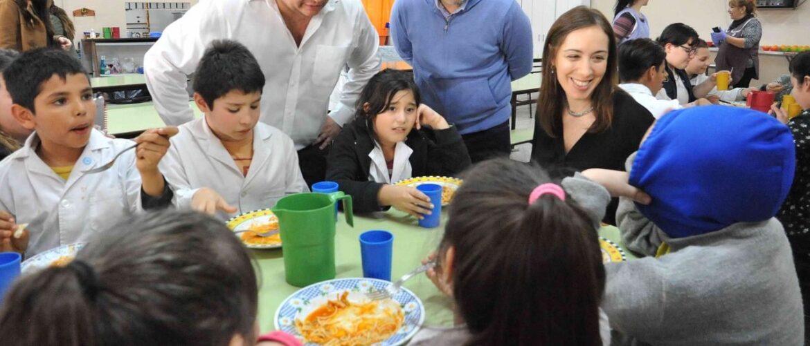 En campaña, Vidal se reunió con estudiantes de escuelas técnicas de la CABA