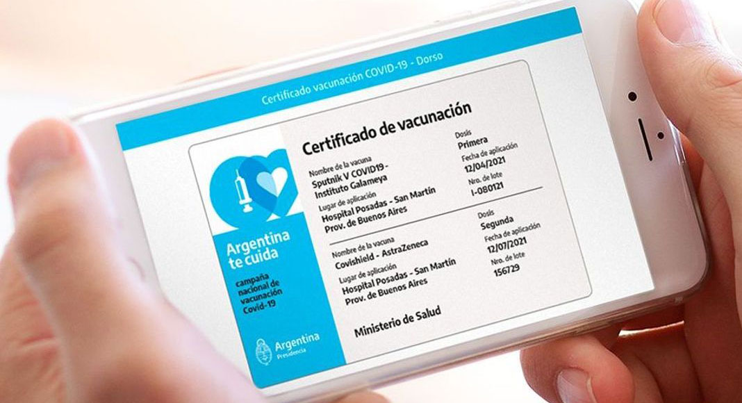 Desde hoy, personas vacunadas en exterior podrán obtener constancia del Ministerio de Salud