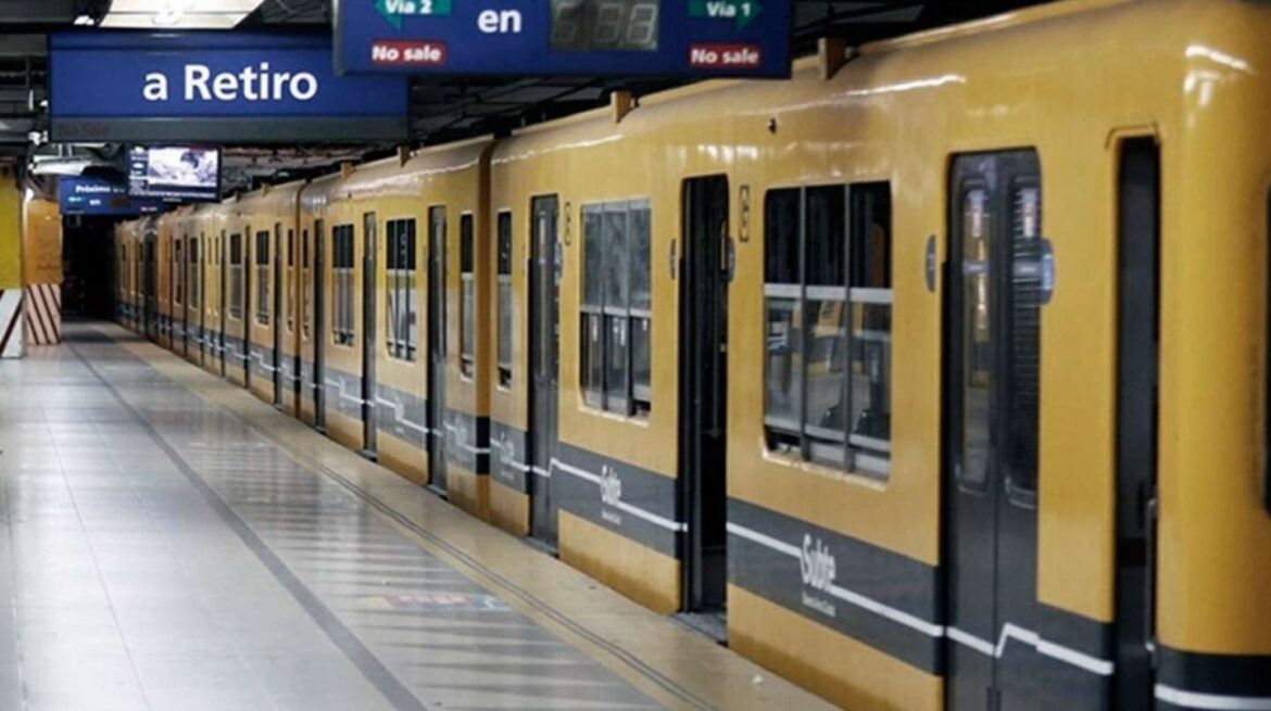 Las 6 líneas de subtes y el Premetro paran hoy para que Metrovías asigne tareas a un trabajador