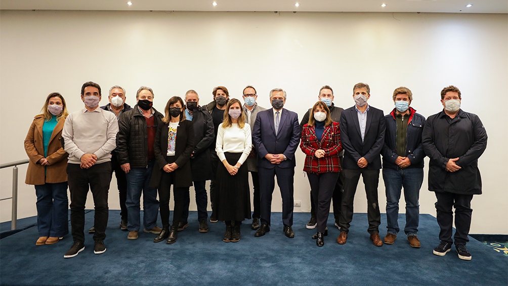 El Presidente mantuvo un encuentro con empresarios marplatenses