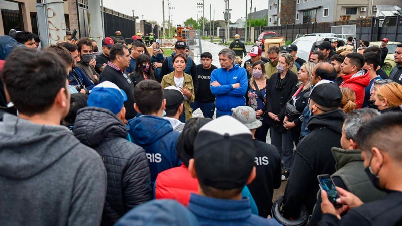 Intendenta de Quilmes se reunió con autoridades y gremios por «reconstrucción» de Boris