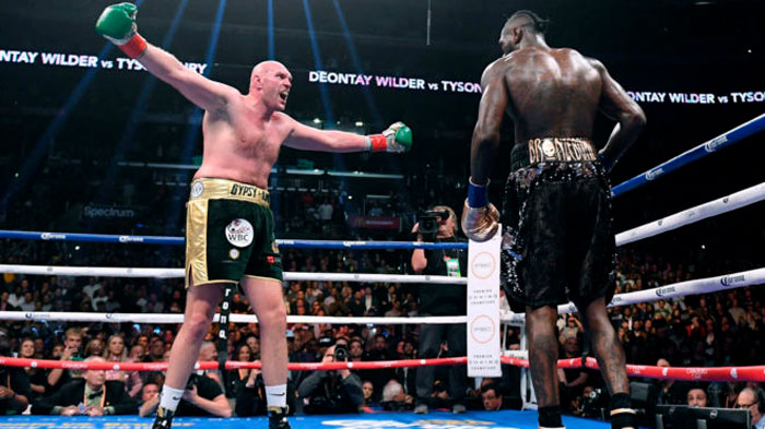 El británico Tyson Fury defiende el título pesado ante el excampeón Deontay Wilder