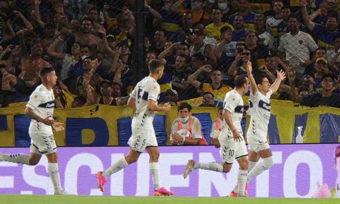 Gimnasia dio el golpe ante Boca en la Bombonera
