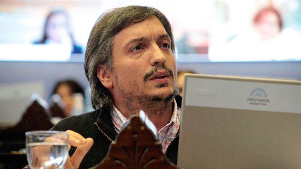 Máximo Kirchner: «Nos quieren hacer actuar bajo extorsión»