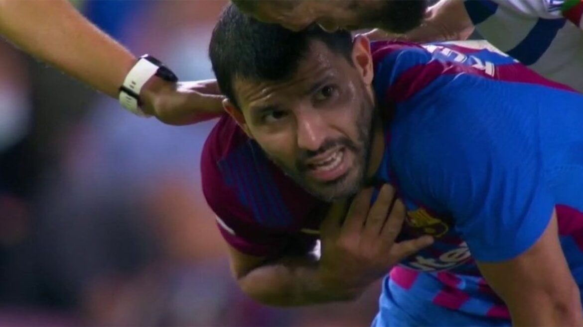 La patología del «Kun» Agüero es grave y peligra su carrera, según informó la prensa catalana