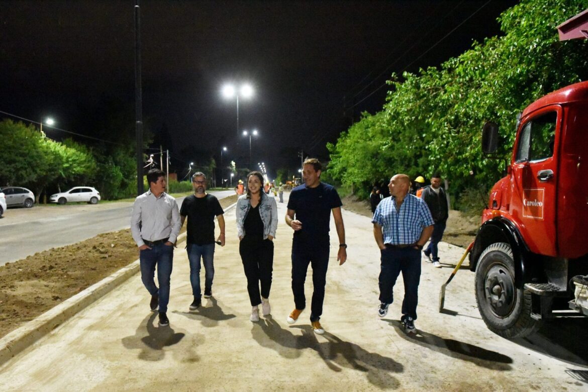 Avanzan los trabajos finales de la obra de ensanche y pavimentación en Avenida 66