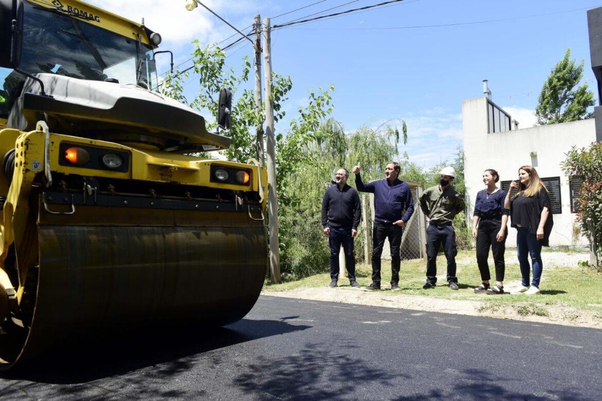 Con un avance del 90%, encaran la etapa final de la obra vial en la calle 650 en Sicardi