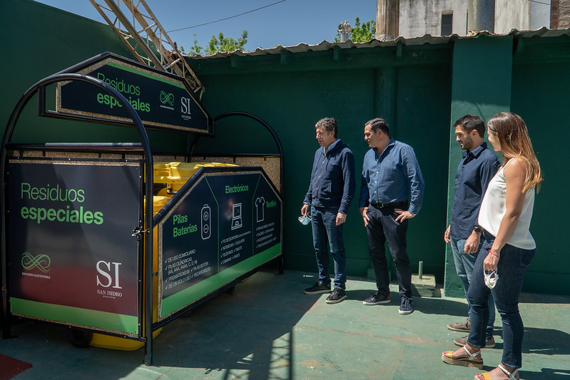 San Isidro: El municipio inauguro una estación para residuos especiales