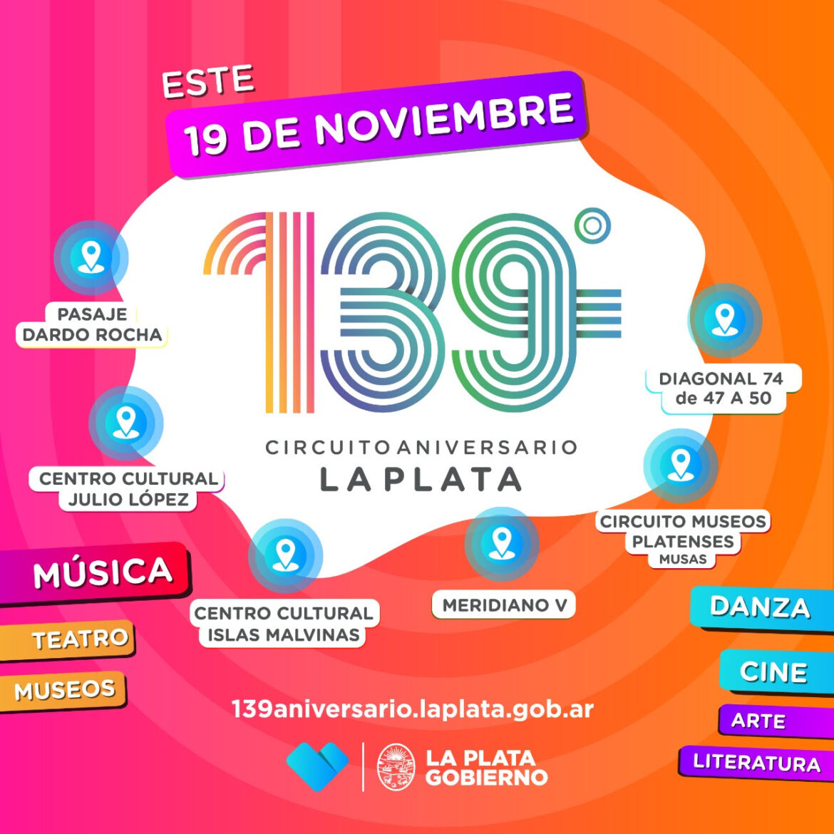 Con más de 700 artistas platenses en escena, la Ciudad celebrará su 139º aniversario con un festejo para toda la familia