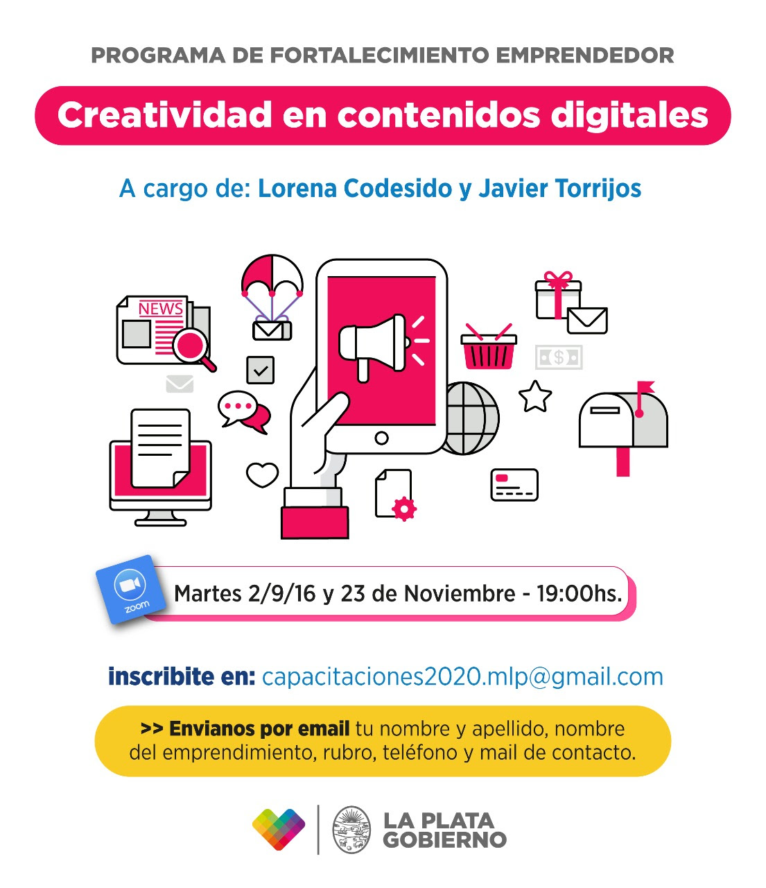 “Creatividad en contenidos digitales”: Capacitan a emprendedores para potenciar sus ventas