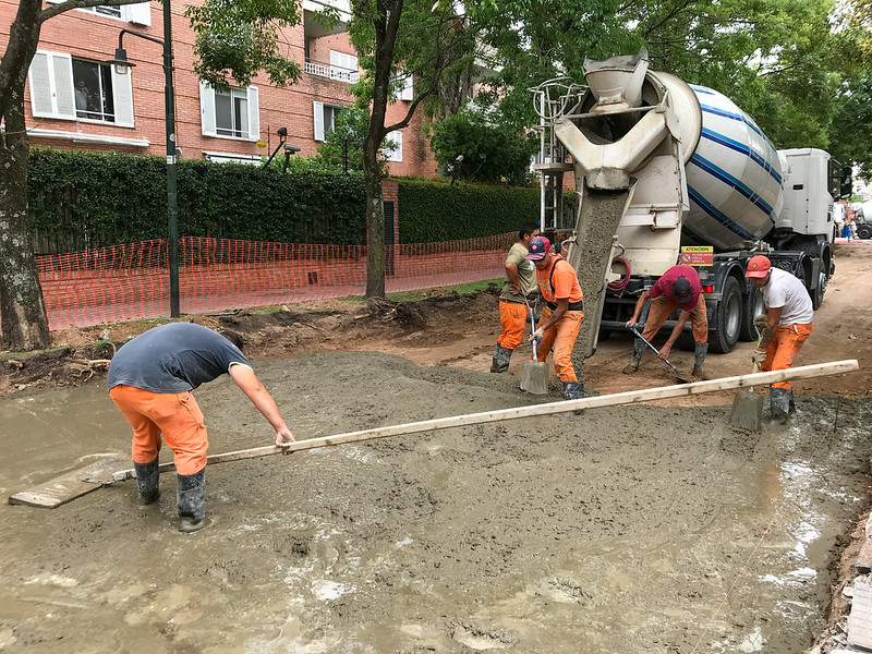 San Isidro: El Municipio renueva el pavimento de Avellaneda
