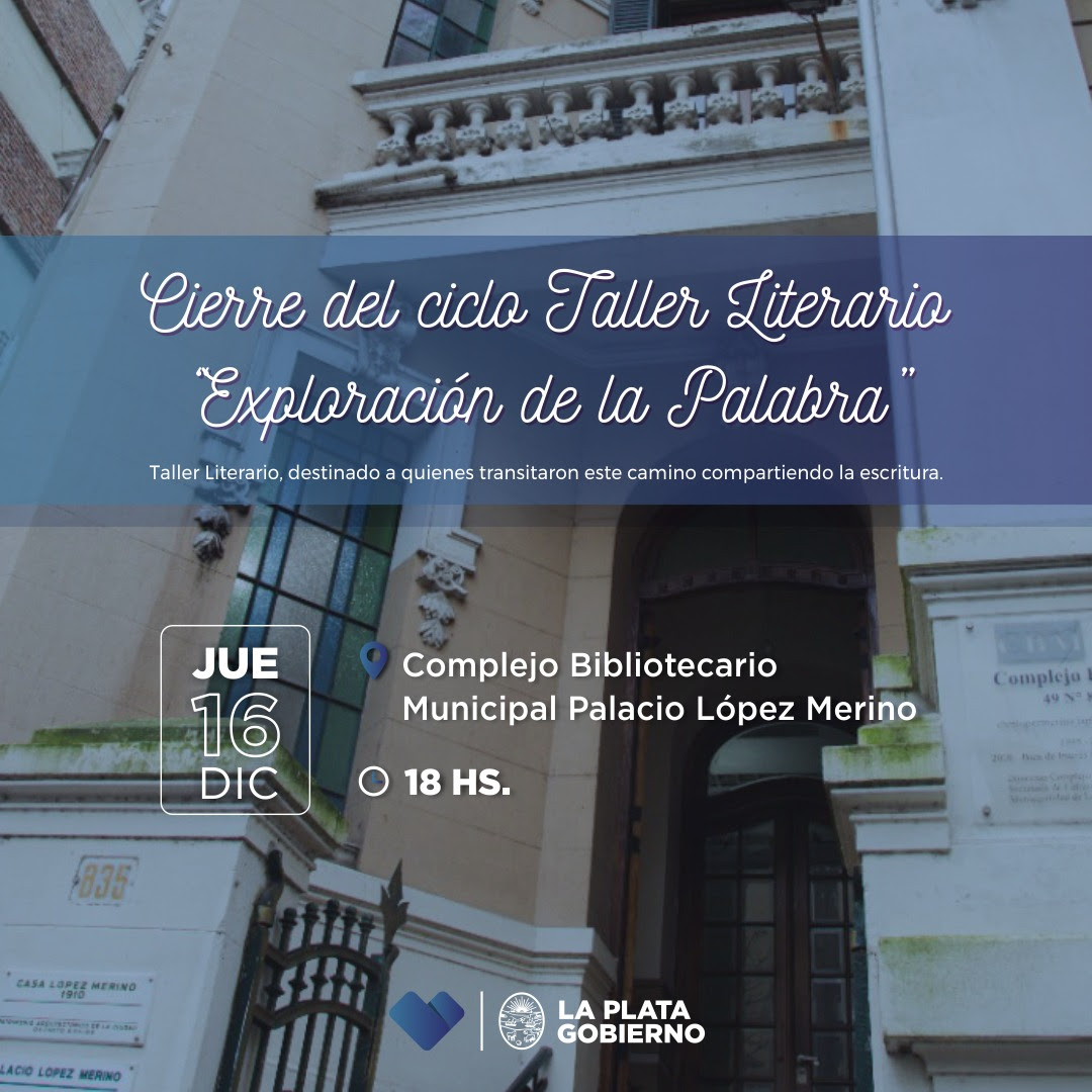 Cierre de año con literatura y música en el Palacio López Merino