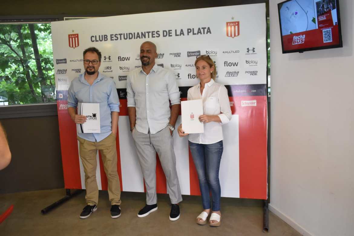 La UTN La Plata y el Club Estudiantes de La Plata firmaron convenios de cooperación