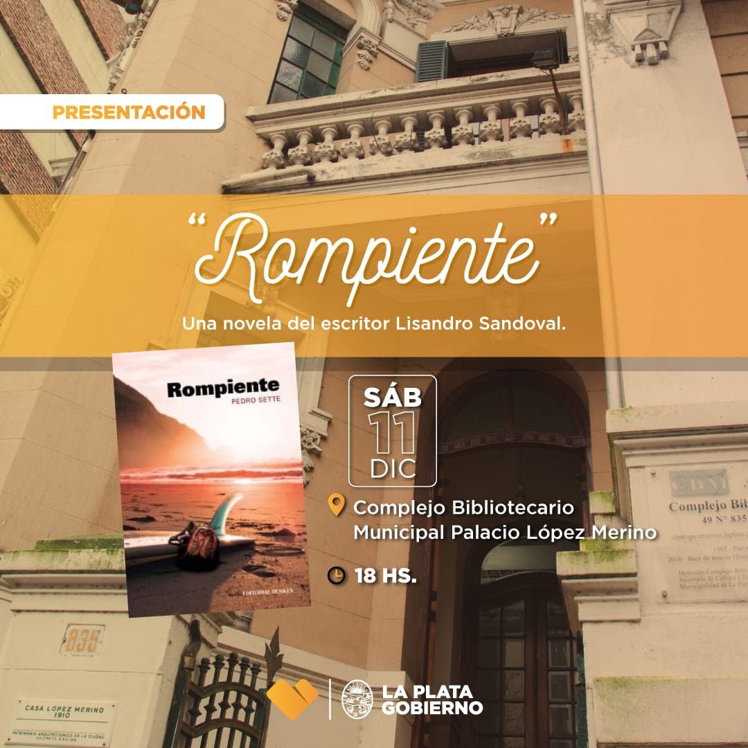 Presentan una nueva novela en el Palacio López Merino