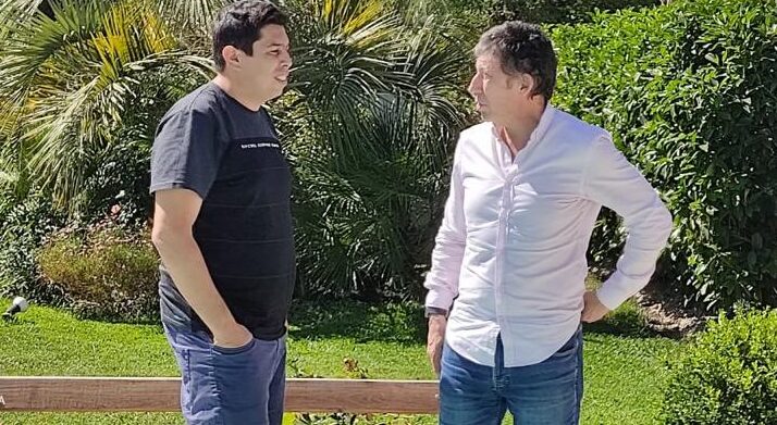 Posse mantuvo un encuentro con el concejal navarrense Horacio Rodríguez