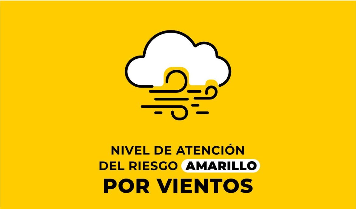 Elevan a ‘Amarillo’ el Nivel de Atención del Riesgo por vientos en La Plata