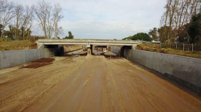 El nuevo puente que conecta Luján y Mercedes está en su etapa final de obra