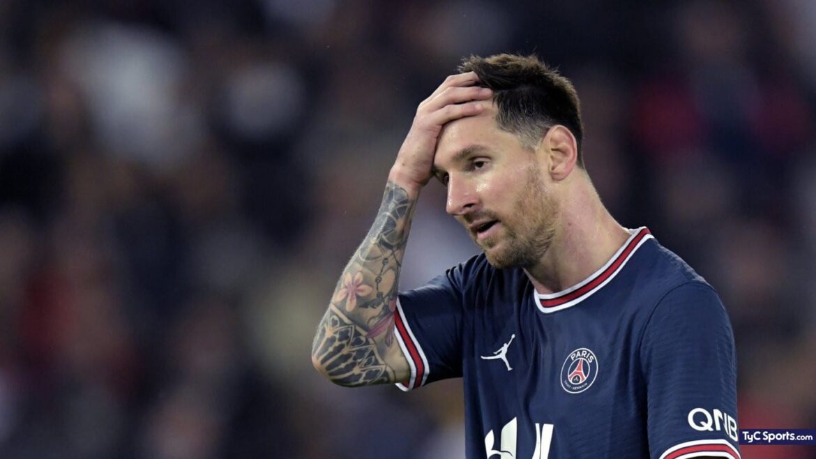 Messi estará ausente el domingo en el juego ante Lyon por la Ligue 1