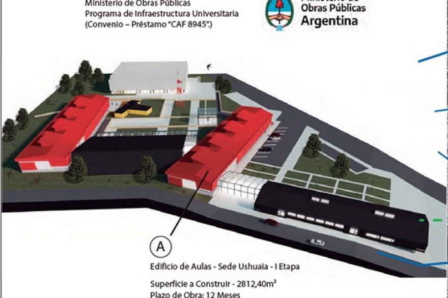 La Universidad Nacional de Tierra del Fuego inaugurará este año un edificio de 2800 metros cuadrados