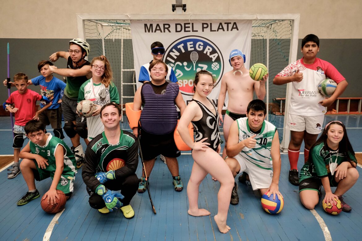 Escuela multideportiva marplatense entrena a los chicos con discapacidad