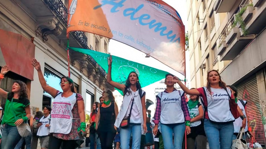 Docentes de Ademys iniciaron paro y marcharán a la Jefatura de Gobierno porteña