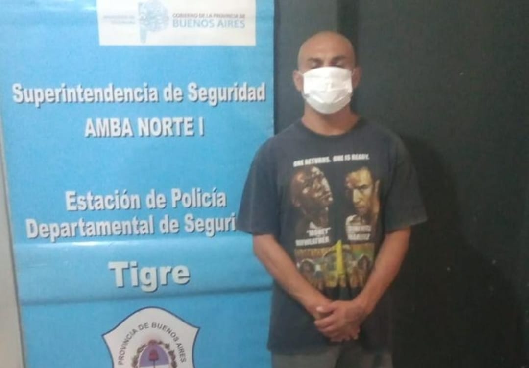 Detienen a la “Hiena” Barrios por amenazas y violencia de género en Tigre