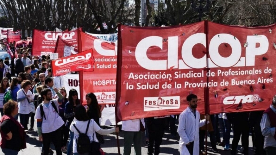 Cicop pidió al Gobierno bonaerense que convoque a médicos a la paritaria