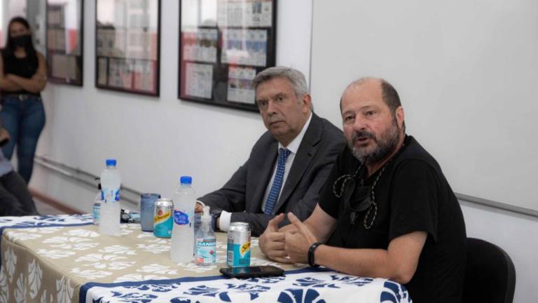 D’Alessandro y Carusso junto a militantes y dirigentes de San Martín￼