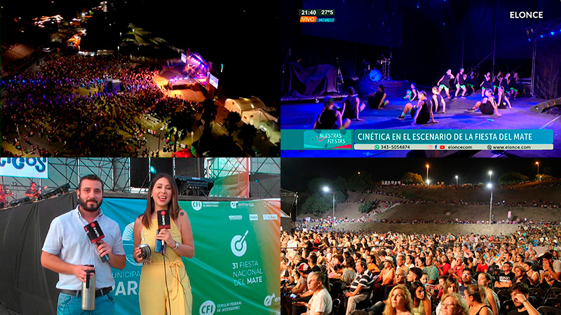 Más de 25.000 personas disfrutan de la primera noche de la Fiesta Nacional del Mate en Paraná