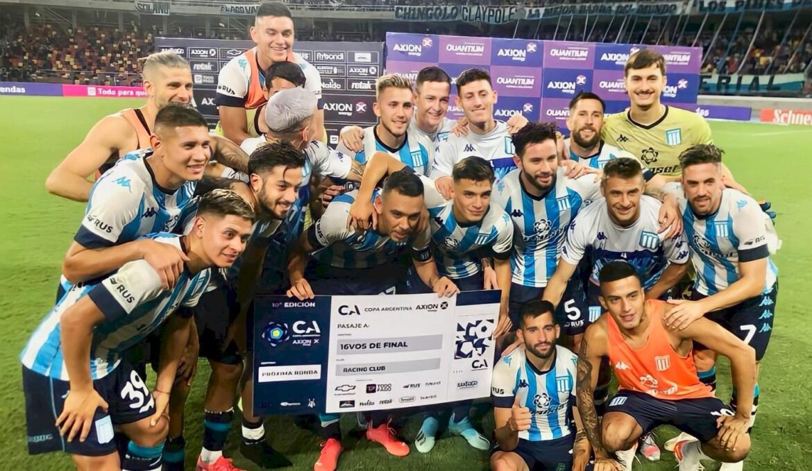 Racing goleo a Gimnasia y Tiro y accede a los 16avos de final de la Copa Argentina