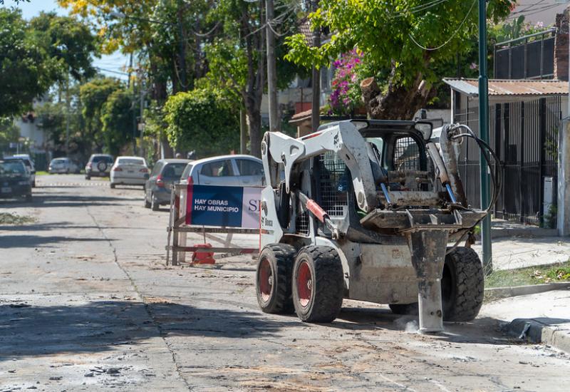 San Isidro: Avanzan las repavimentaciones en calles de Martínez