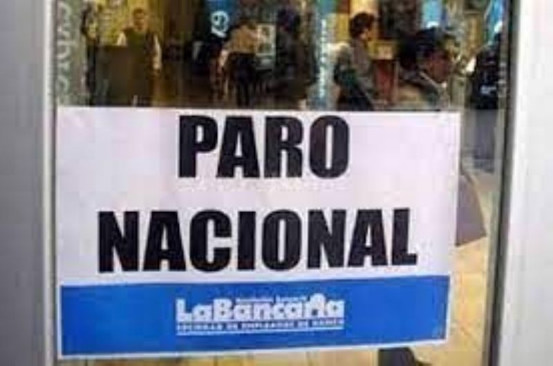 Convocado por La Bancaria, hoy habrá paro en entidades públicas y privadas de todo el país