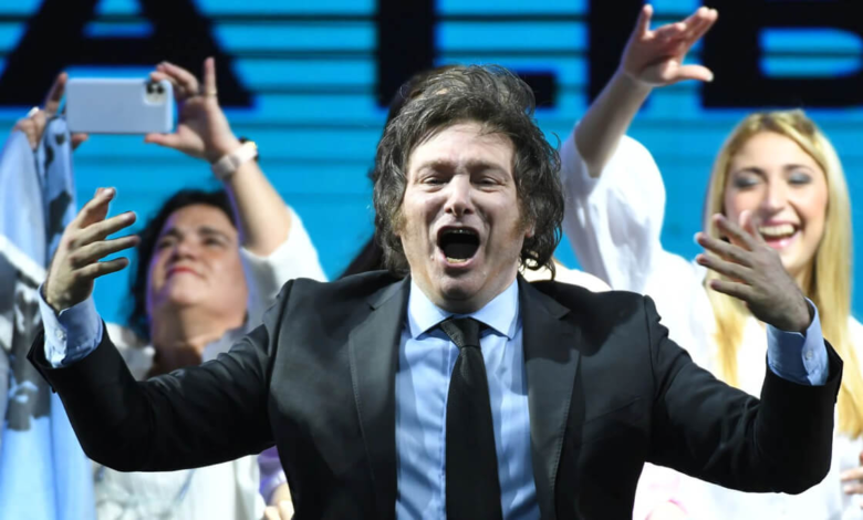 El partido Demócrata lanzó la candidatura presidencial de Javier Milei 2023
